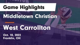 Middletown Christian  vs West Carrollton  Game Highlights - Oct. 10, 2022