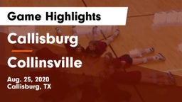 Callisburg  vs Collinsville  Game Highlights - Aug. 25, 2020