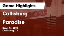 Callisburg  vs Paradise  Game Highlights - Sept. 14, 2021
