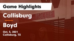 Callisburg  vs Boyd  Game Highlights - Oct. 5, 2021