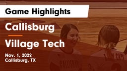 Callisburg  vs Village Tech Game Highlights - Nov. 1, 2022