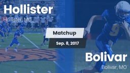 Matchup: Hollister High vs. Bolivar  2017