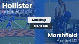 Matchup: Hollister High vs. Marshfield  2017