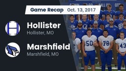 Recap: Hollister  vs. Marshfield  2017
