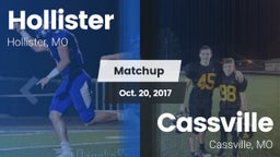 Matchup: Hollister High vs. Cassville  2017