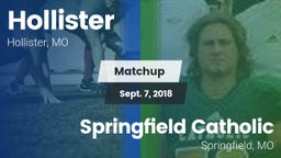 Matchup: Hollister High vs. Springfield Catholic  2018
