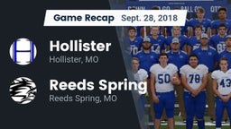 Recap: Hollister  vs. Reeds Spring  2018