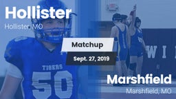 Matchup: Hollister High vs. Marshfield  2019