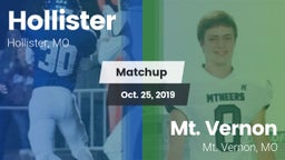 Matchup: Hollister High vs. Mt. Vernon  2019