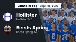 Recap: Hollister  vs. Reeds Spring  2020