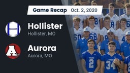 Recap: Hollister  vs. Aurora  2020