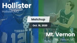 Matchup: Hollister High vs. Mt. Vernon  2020