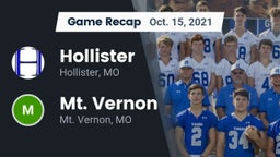 Recap: Hollister  vs. Mt. Vernon  2021