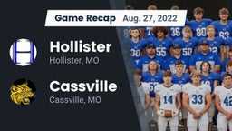 Recap: Hollister  vs. Cassville  2022