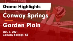 Conway Springs  vs Garden Plain  Game Highlights - Oct. 5, 2021