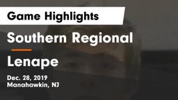 Southern Regional  vs Lenape  Game Highlights - Dec. 28, 2019
