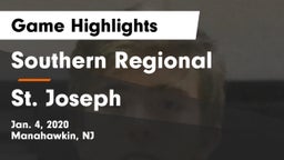 Southern Regional  vs St. Joseph  Game Highlights - Jan. 4, 2020