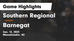 Southern Regional  vs Barnegat  Game Highlights - Jan. 12, 2024