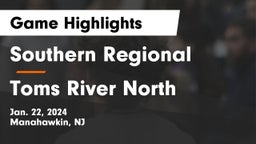 Southern Regional  vs Toms River North  Game Highlights - Jan. 22, 2024