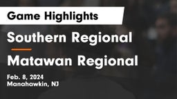 Southern Regional  vs Matawan Regional  Game Highlights - Feb. 8, 2024