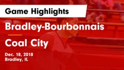 Bradley-Bourbonnais  vs Coal City  Game Highlights - Dec. 18, 2018