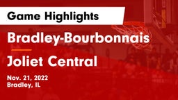 Bradley-Bourbonnais  vs Joliet Central  Game Highlights - Nov. 21, 2022