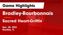 Bradley-Bourbonnais  vs Sacred Heart-Griffin  Game Highlights - Dec. 28, 2022