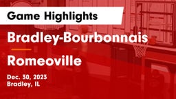 Bradley-Bourbonnais  vs Romeoville  Game Highlights - Dec. 30, 2023
