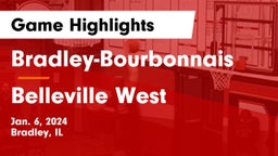 Bradley-Bourbonnais  vs Belleville West  Game Highlights - Jan. 6, 2024
