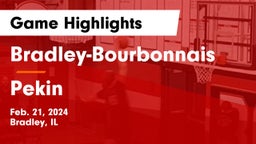 Bradley-Bourbonnais  vs Pekin  Game Highlights - Feb. 21, 2024