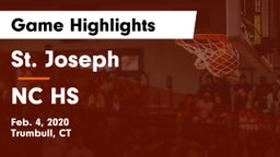 St. Joseph  vs NC HS Game Highlights - Feb. 4, 2020