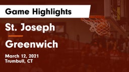 St. Joseph  vs Greenwich  Game Highlights - March 12, 2021