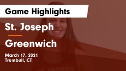 St. Joseph  vs Greenwich  Game Highlights - March 17, 2021