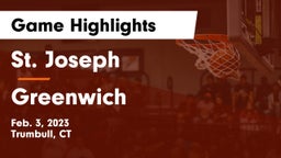 St. Joseph  vs Greenwich  Game Highlights - Feb. 3, 2023