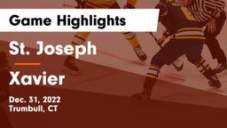 St. Joseph  vs Xavier  Game Highlights - Dec. 31, 2022