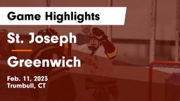 St. Joseph  vs Greenwich  Game Highlights - Feb. 11, 2023