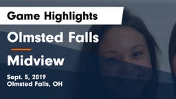 Olmsted Falls  vs Midview  Game Highlights - Sept. 5, 2019