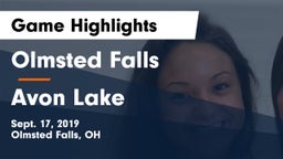 Olmsted Falls  vs Avon Lake  Game Highlights - Sept. 17, 2019