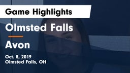 Olmsted Falls  vs Avon  Game Highlights - Oct. 8, 2019