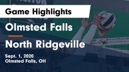 Olmsted Falls  vs North Ridgeville  Game Highlights - Sept. 1, 2020