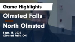 Olmsted Falls  vs North Olmsted  Game Highlights - Sept. 15, 2020
