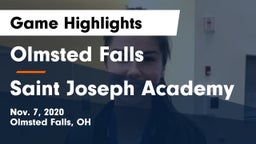 Olmsted Falls  vs Saint Joseph Academy Game Highlights - Nov. 7, 2020