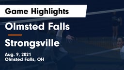 Olmsted Falls  vs Strongsville  Game Highlights - Aug. 9, 2021