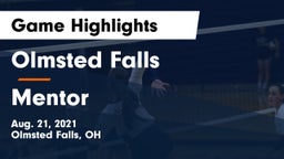 Olmsted Falls  vs Mentor  Game Highlights - Aug. 21, 2021