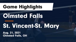 Olmsted Falls  vs St. Vincent-St. Mary Game Highlights - Aug. 21, 2021