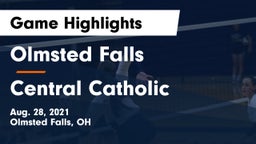 Olmsted Falls  vs Central Catholic  Game Highlights - Aug. 28, 2021