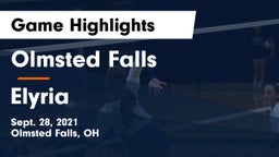 Olmsted Falls  vs Elyria  Game Highlights - Sept. 28, 2021