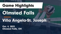 Olmsted Falls  vs Villa Angela-St. Joseph  Game Highlights - Oct. 4, 2022