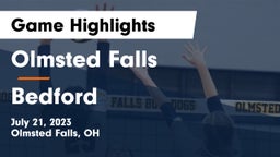 Olmsted Falls  vs Bedford  Game Highlights - July 21, 2023