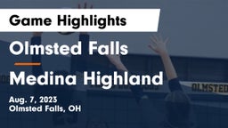 Olmsted Falls  vs Medina Highland Game Highlights - Aug. 7, 2023